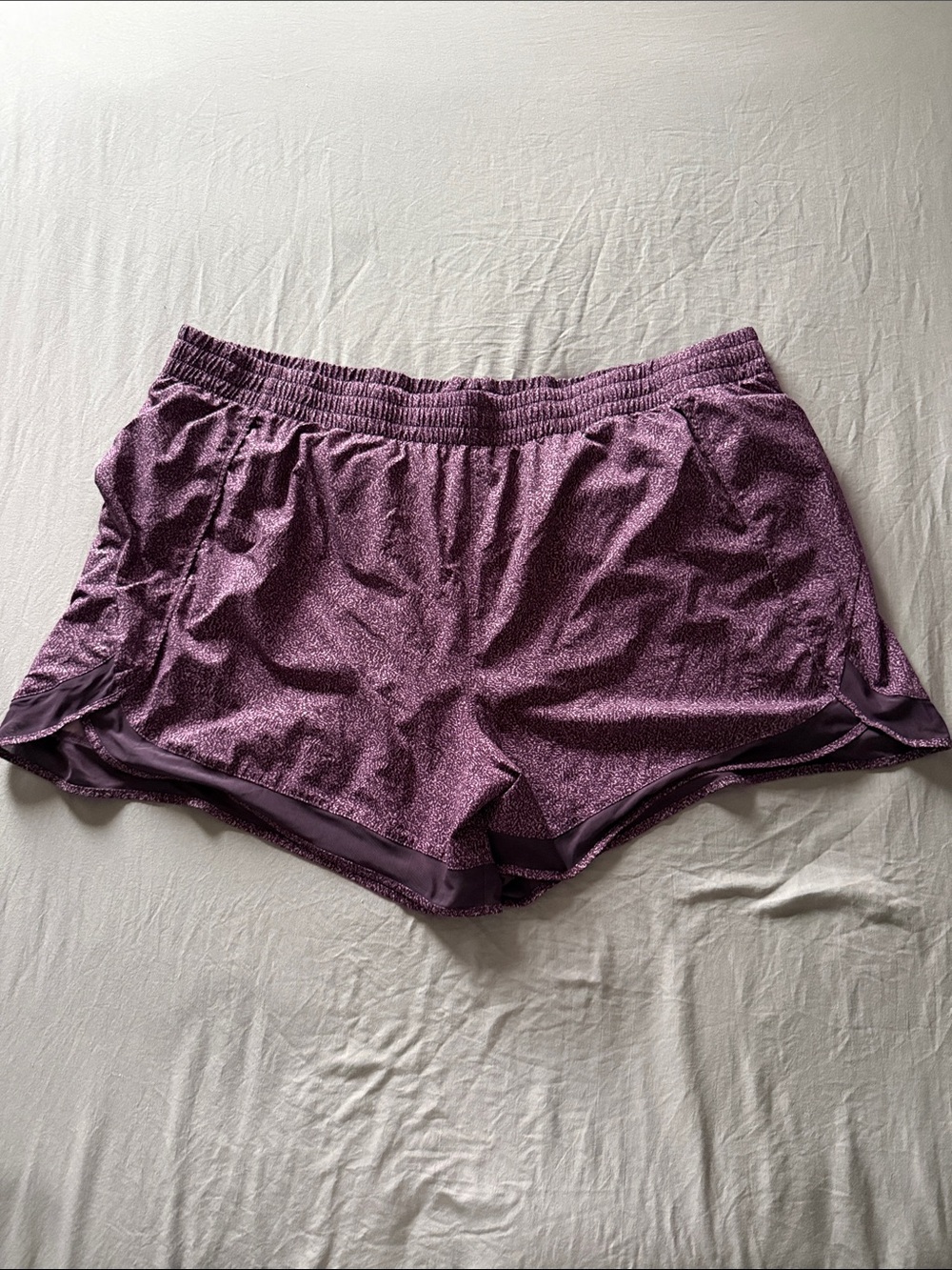 Athleta Plum Heather Athletic Shorts